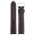 22 mm Brown Genuine Leather Straps for Men - image number 0