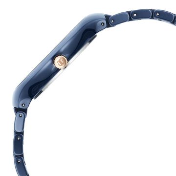Titan Regalia Ceramics Quartz Analog Blue Dial Blue Color Ceramic Strap Watch For Men