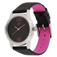Fastrack Quartz Analog Black Dial Leather Strap Watch for Girls - image number 1