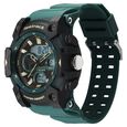 Fastrack StreetStyle Quartz Analog Digital Green Dial Green Polyether Strap Watch For Guys - image number 2