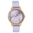 Fastrack Stunners Quartz Multifunction Purple Dial Leather Strap Watch for Girls - image number 0