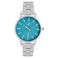Fastrack Fundamentals Quartz Analog Grey Dial Stainless Steel Strap Watch for Girls