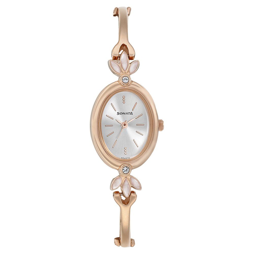 Sonata silver chain watches for ladies top
