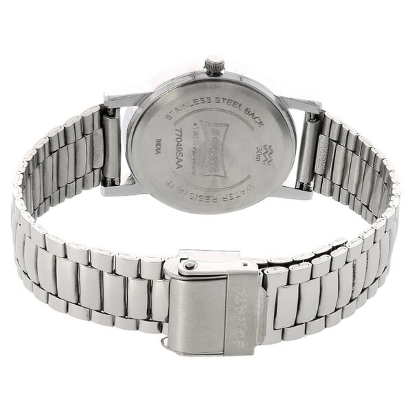 Sonata Quartz Analog White Dial Stainless Steel Strap Watch for Men - image number 3