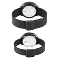 Titan Bandhan Black Dial Analog with Date Stainless Steel Strap watch for Couple - image number 4