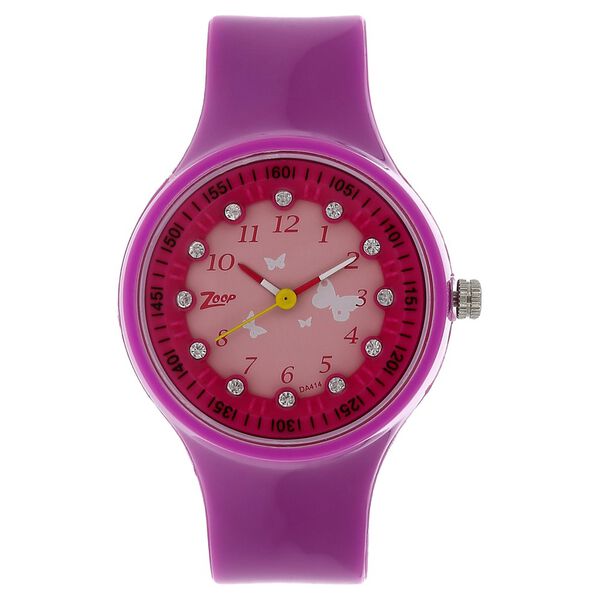 Zoop By Titan Quartz Analog Pink Dial PU Strap Watch for Kids - image number 0