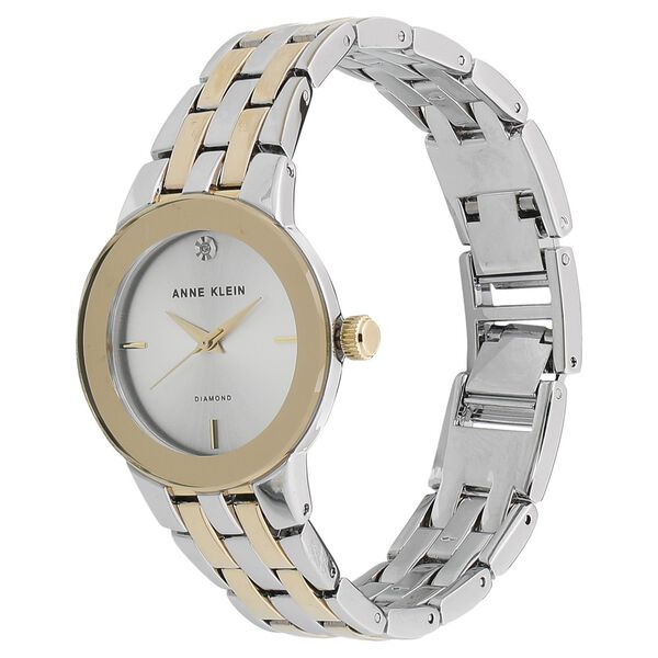 Anne Klein Quartz Analog Silver Dial Metal Strap Watch for Women - image number 1