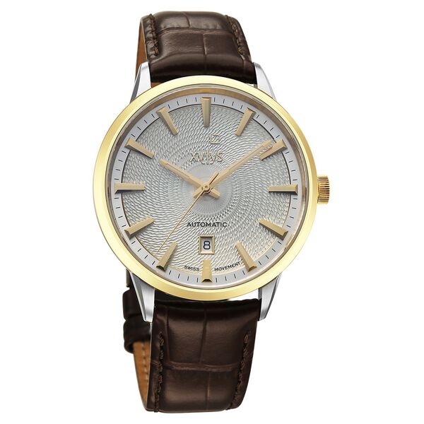 Xylys Swiss Automatic Silver Dial Silver Stainless Steel Strap Watch For Men - image number 1