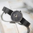 Sonata Poze Quartz Analog Black Dial Mesh Strap Watch for Women - image number 0