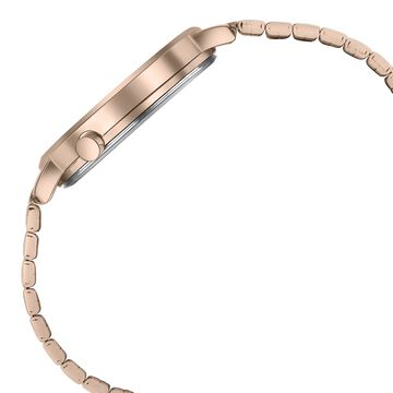 Sonata Elegent Essentials Quartz Analog Rose Gold Dial Stainless Steel Strap Watch For Women