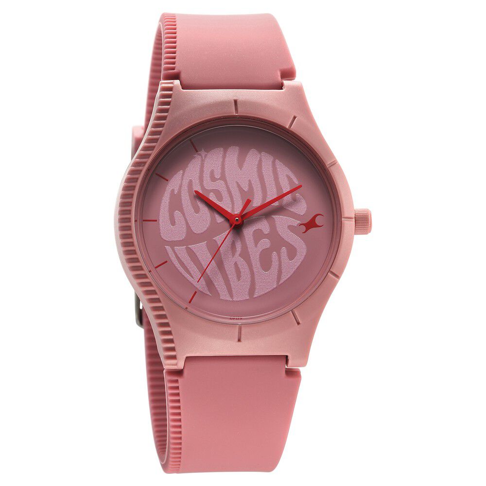 Fastrack ladies watch pink best sale