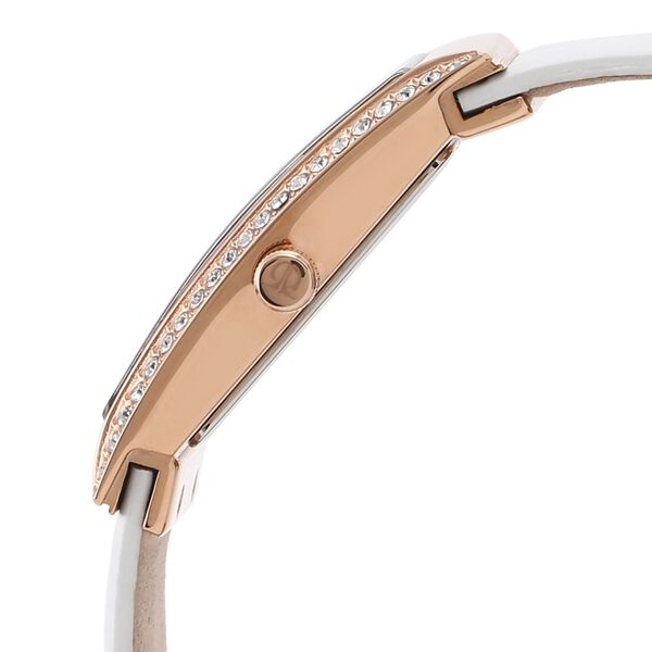 Titan Quartz Analog White Dial Leather Strap Watch for Women - image number 2