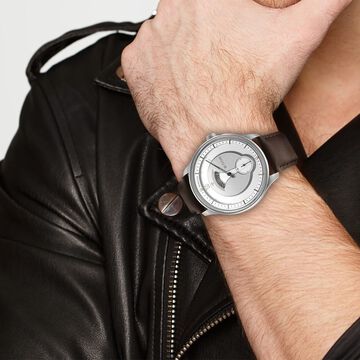 Titan Quartet Silver Dial Analog Stainless Steel Strap watch for Men