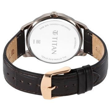 Titan Regalia Opulent Analog with Day and Date White Dial Watch for Men