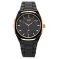 Fastrack Vyb Hustler By Fastrack Quartz Analog Black Dial Black Metal Strap Watch For Guys - image number 1