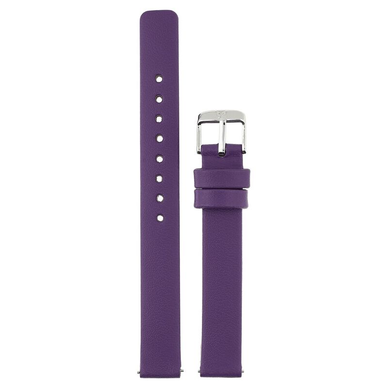 12 mm Purple Genuine Leather Strap for Women - image number 0