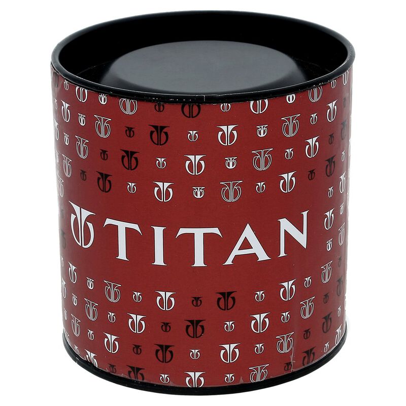 Titan Quartz Analog White Dial Stainless Steel Strap Watch for Men - image number 4