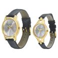 Sonata Quartz Analog Silver Dial Leather Strap Watch for Couple - image number 1