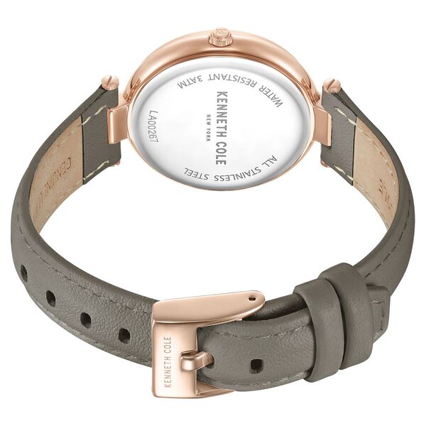 Kenneth Cole Quartz Analog Brown Dial Antique Leather Strap Watch for Women - image number 4