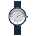 Titan Slimline Quartz Analog Pink Dial Rose Gold Stainless Steel Strap Watch for Women