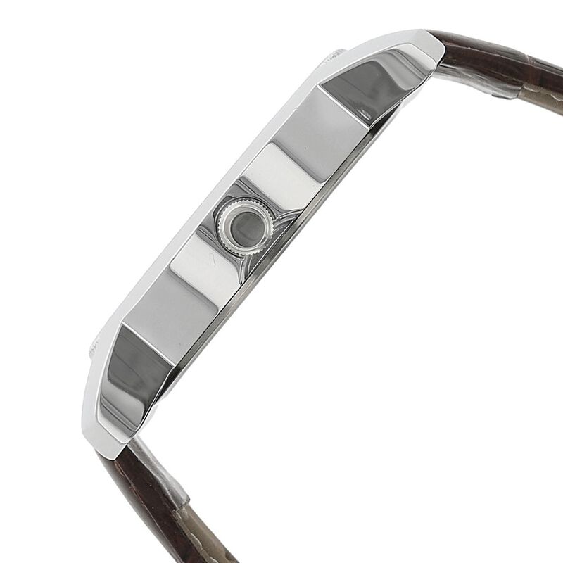 Sonata Quartz Analog Silver Dial Leather Strap Watch for Men - image number 2