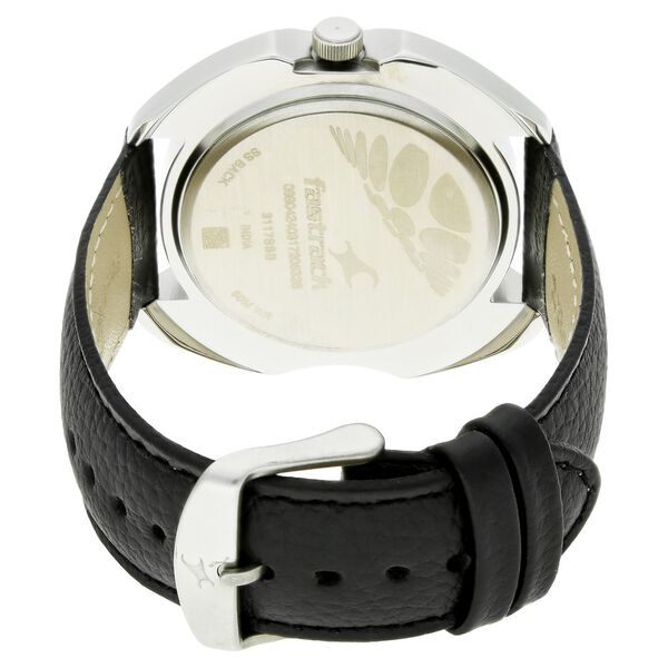 Fastrack Quartz Analog Blue Dial Leather Strap Watch for Guys - image number 3