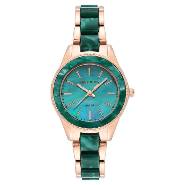Anne Klein Quartz Analog Green Dial Plastic Strap Watch for Women - image number 0