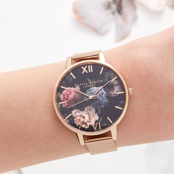 Olivia Burton Quartz Analog Black Dial Watch for Women