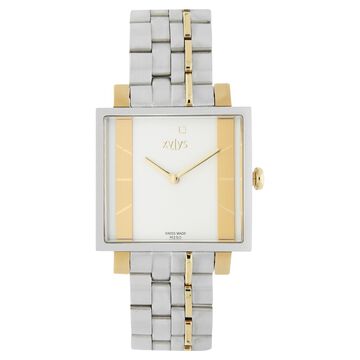 Xylys Quartz Analog Beige Dial Metal Strap Watch for Men
