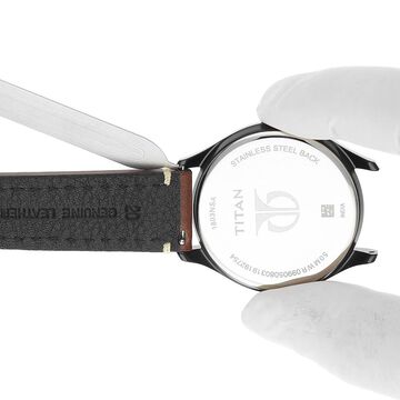 20 mm Brown Genuine Leather Straps for Men