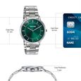 Sonata Soulmates Forest Green Dial Couple Watch - image number 2