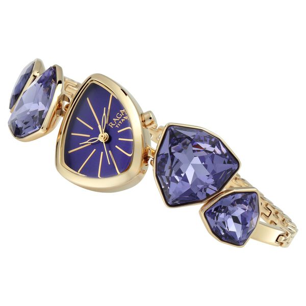 Titan Raga I Am Purple Dial Analog Metal Strap Watch for Women - image number 1