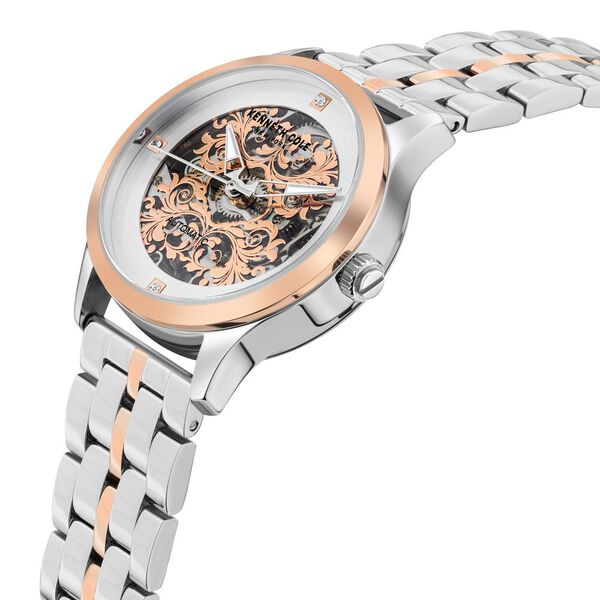 Kenneth Cole Automatic Silver Dial Stainless Steel Strap Watch for Women - image number 1