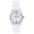 Fastrack Quartz Analog Silver Dial Leather Strap Watch for Girls - image number 0
