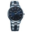 Titan Slim Ceramic Fusion Quartz Analog with Date Blue Dial Stainless Steel Strap Watch For Men - image number 1