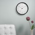 Titan Metallic White Wall Clock with Slim Hands - 30 cm x 30 cm (Medium) - image number 1