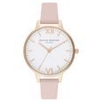 Olivia Burton Quartz Analog White Dial Leather Strap Watch for Women - image number 0