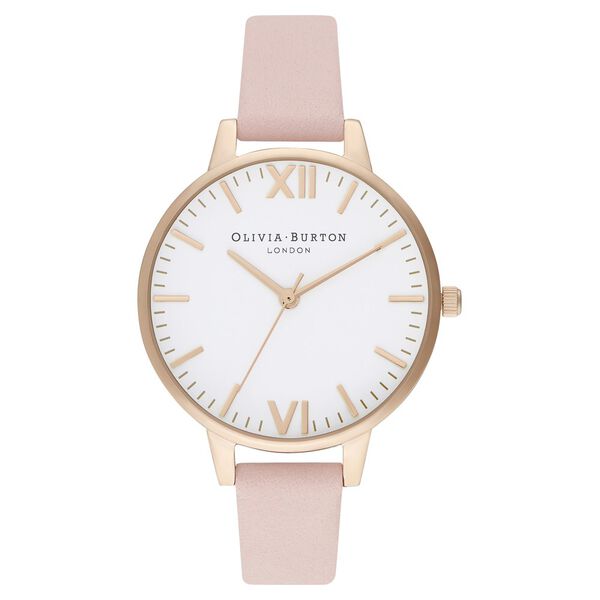 Olivia Burton Quartz Analog White Dial Leather Strap Watch for Women - image number 0