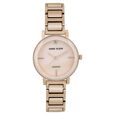 Anne Klein Quartz Analog Pink Dial Metal Strap Watch for Women - image number 1
