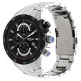 Titan Quartz Chronograph Black Dial Stainless Steel Strap Watch for Men - image number 1
