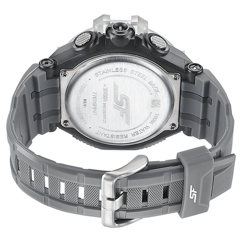 SF Digital Dial Grey PU Strap Watch for Men - image number 3