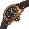Xylys Swiss Automatic Brown Dial Brown Leather Strap Watch For Men - image number 4