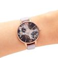 Olivia Burton Quartz Analog Multicoloured Dial Leather Strap Watch for Women - image number 4