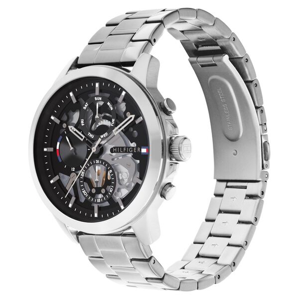 Tommy Hilfiger Men Black Dial Quartz Multifunction Watch - image number 1