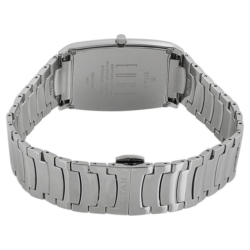 Titan Edge White Dial Analog with Date Stainless Steel Strap watch for Men - image number 3