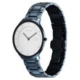 Titan Edge Murals Quartz Analog White Dial Blue Stainless Steel Strap Watch For Men - image number 3