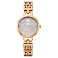 Titan Raga Showstopper Quartz Analog Silver Dial Rose Gold Metal Strap Watch For Women - image number 0