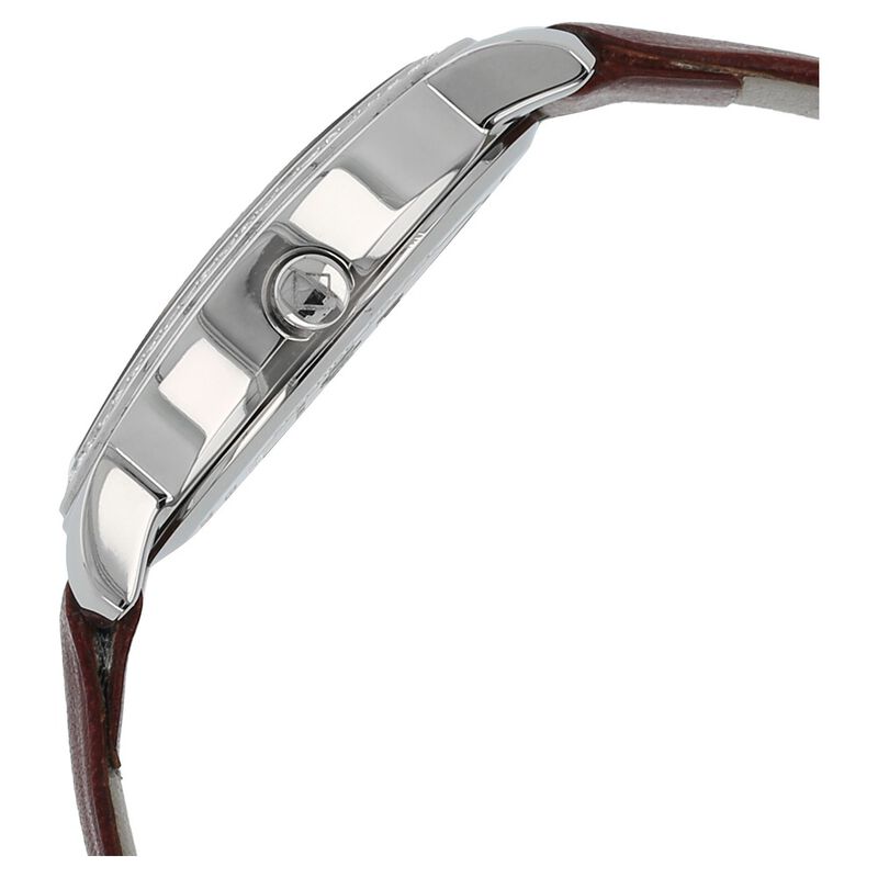 Xylys Quartz Analog White Dial Leather Strap Watch for Women - image number 2