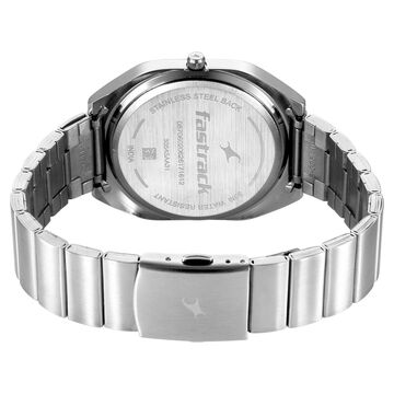 Fastrack 9 to Fine Analog withSalmon Pink Metal Strap Watch for Guys