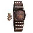 Titan Raga Glimmers Quartz Analog Rose Gold Dial Rose Gold Metal Strap Watch For Women
